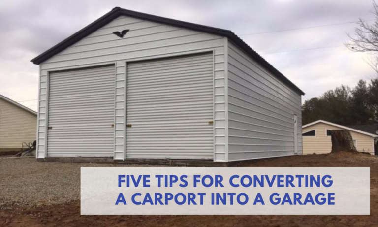Five Tips for Converting a Carport into a Garage - Five Tips For Converting A Carport Into A Garage 768x461